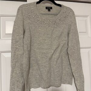 SNOW DAY SALE ❄️ Lord & Taylor Bejeweled Sweater